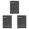 3PK Impact Merch Classic Picture Frame Fits A4 Print 30x21cm - White