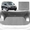 6D Diamond Car Boot Mat for VolksWagen Caddy 2005-2021-Cargo Mat-Grey-Outback GT