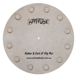 Rubber and Cork Turntable Record Slip Mat Anti-static Vinyl With Attitude