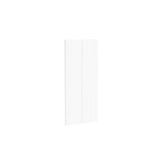 Kaboodle 600mm Macaroon V-Groove Medium Pantry Doors - 2 Pack