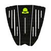 Summer vibes 3-Piece Grom Size Surfboard Tail Pad / Deck Grip / Traction - Yellow