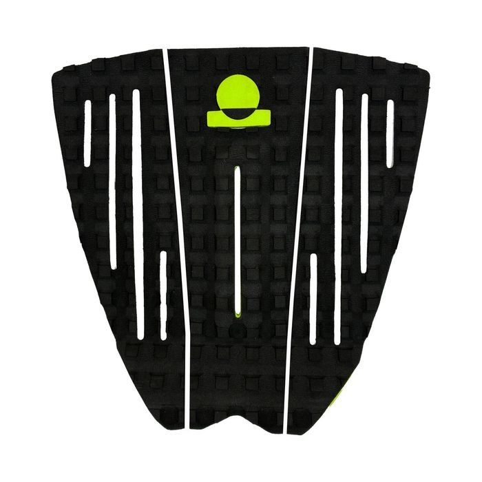 Summer vibes 3-Piece Grom Size Surfboard Tail Pad / Deck Grip / Traction - Yellow