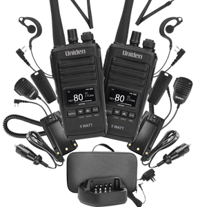Uniden UH755 UHF CB Handheld Radio - Deluxe Pack