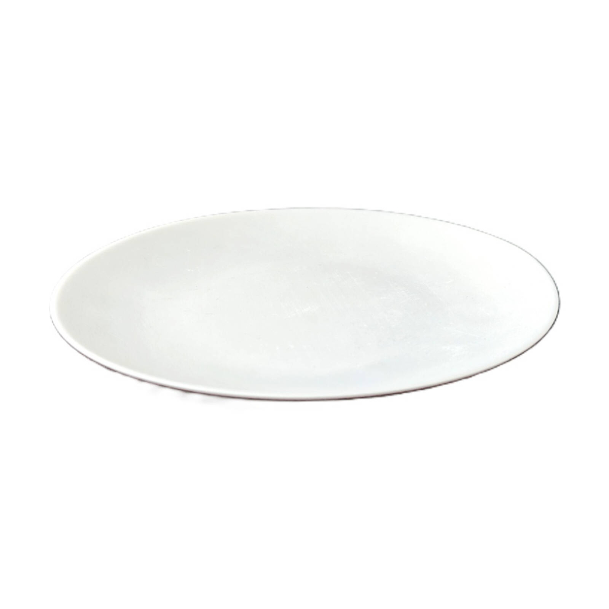 12x 10pc Partyware Deluxe Reusable Snack Plates Set 180mm White ...
