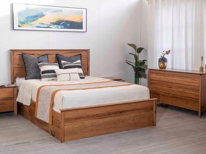 Athena bed, dresser and bedside