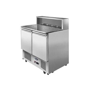 Atosa Two Door Pizzatable Marble Top Saladette Esl3831