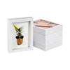 Nicola Spring 5" x 7" White 3D Box Photo Frames - 4" x 6" Mount - Pack of 5