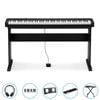 Casio CDP-S110BK 88 Key Digital Piano (Black)  BUNDLE Incl CS46 Wooden Stand + CS3 Pedal + Bonus Accessories