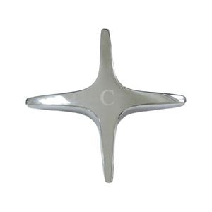 Shaw & Mason Chrome Cross Style Star Tap Handle