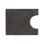 Softouch 57 x 50cm Charcoal Grey Duke Microfibre Bath Mat