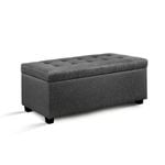 Artiss Ottoman Storage 97cm Grey