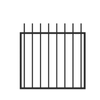 RapidFence Square Tube Picket Gate 900x900mm BLK