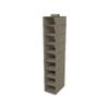 Flexi Storage Wardrobe Ash 9 Shelf Hanging Organiser