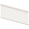 ProtectorAl 1201-2400W x 1200H Paperbark Spear Top Pool Fence Panel Raked Up to 15º