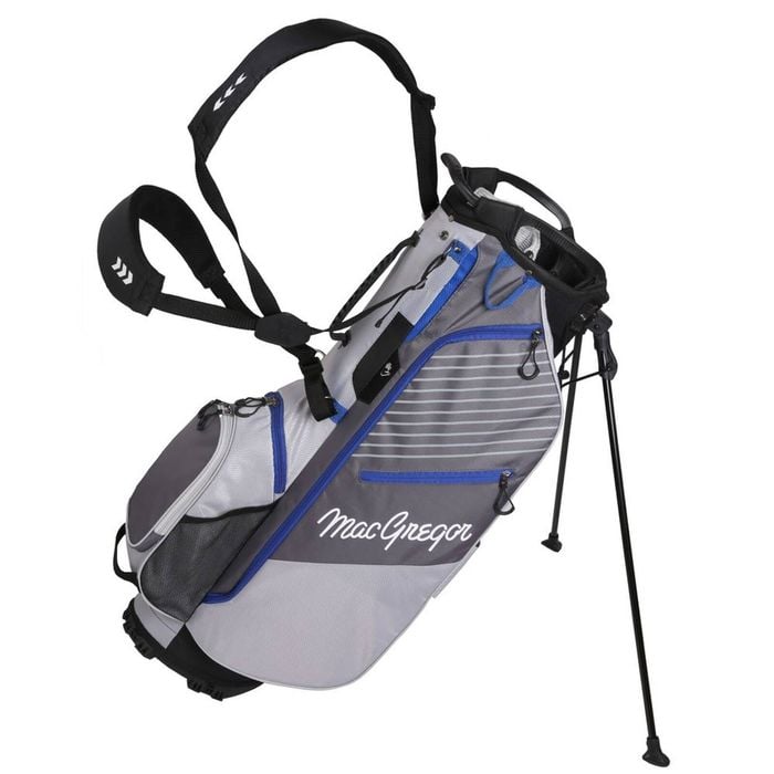 Macgregor Golf Vip 14 Divider Stand Carry Bag With Full Length Dividers - Grey