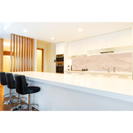 Bellessi 650 x 600 x 6mm Motiv Textured Glass Splashback - Granite Sand