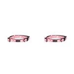 2PK Splosh Frank Barker S Pink Daisies Dog Collar Adjustable 25-40cm