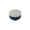 Chrome Clamp-on Filter Breather, Short Style
