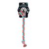 Paws And Claws 50x4x4cm Stretch & Fetch Rubber/Braided Rope Plaited Tugger Dog/Pet Toy