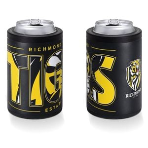 Richmond Tigers AFL Insulated Stainless Steel Can Cooler With Twist Top Lid