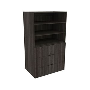 Lugna 1536 x 900 x 580mm Storm 2 Adjustable Shelf 3 Drawer Storage Cabinet