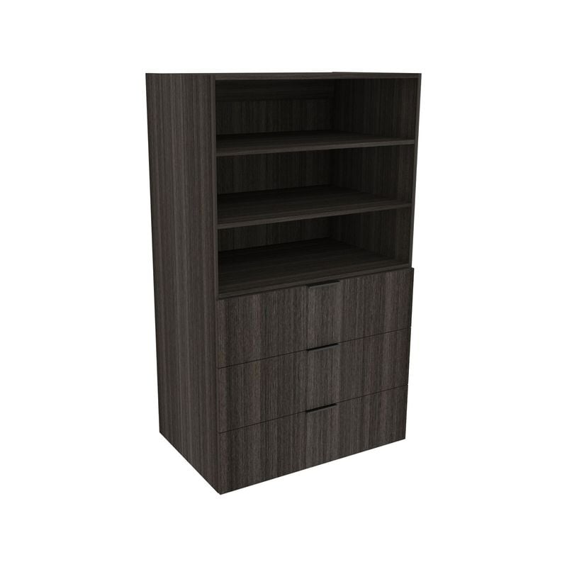 Lugna 1536 x 900 x 580mm Storm 2 Adjustable Shelf 3 Drawer Storage Cabinet