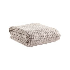 Gosford Super King Bed Blanket 100% Cotton Stone Home Bedding