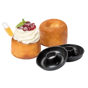 Matfer Bourgeat Exoglass Savarin Mould - 80mm, Pack of 12