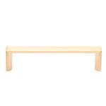 Lane 100mm Matte Brass Square Round Handle