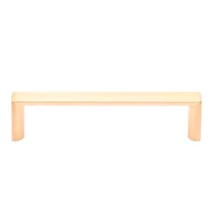 Lane 100mm Matte Brass Square Round Handle