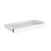 Gku under desk drawer storage organizer 366mm esa62 - White
