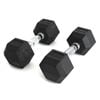 SMAI Rubber Hex Dumbbells Classic (Pair) - 5kg