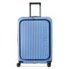 Delsey Securitime Zip Top Opening 66cm Medium Exp Luggage - Blue