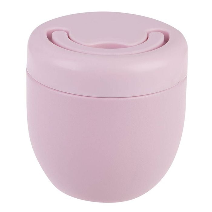 Oasis 470ml Stainless Steel Double Wall Insulated Food Pod - Carnation