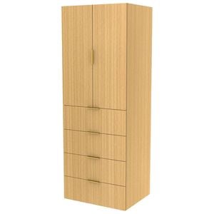Lugna 2048 x 750 x 580mm Sand Hanging 4 Drawers Double Door Storage Cabinet