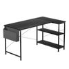 Levede 120CM L-Shaped Office Desk Black