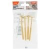 Taskmaster M6 x 70mm Electro Brass Connector Bolts - 4 Pack