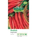 Country Value Radish Long Scarlet