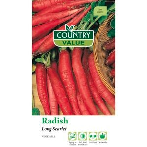 Country Value Radish Long Scarlet