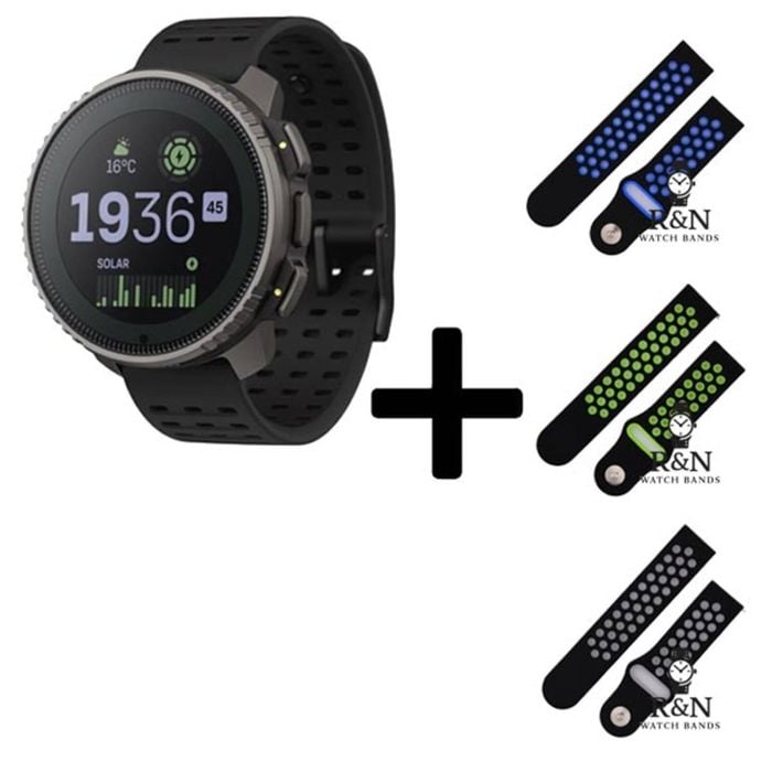 Suunto Vertical Solar Watch (tit Blk) + R&n Strap Edition