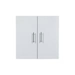 Bedford 600 x 600 x 300mm White 2 Door High Moisture Resistant Wall Cabinet