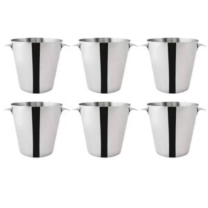 Trenton Wine Bucket 18/8 Stainless Steel Mirror Polished | Set Of 6