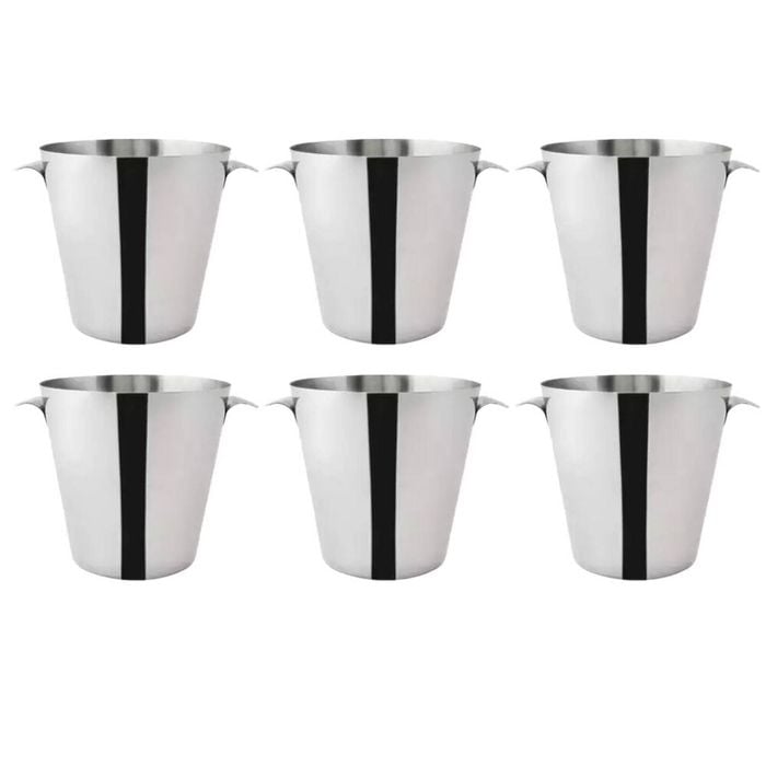 Trenton Wine Bucket 18/8 Stainless Steel Mirror Polished | Set Of 6