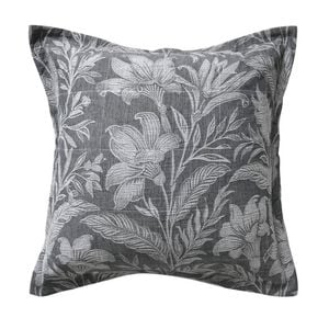 Bianca Maidstone Poly/Cotton European Square Pillowcase 65x65cm Grey
