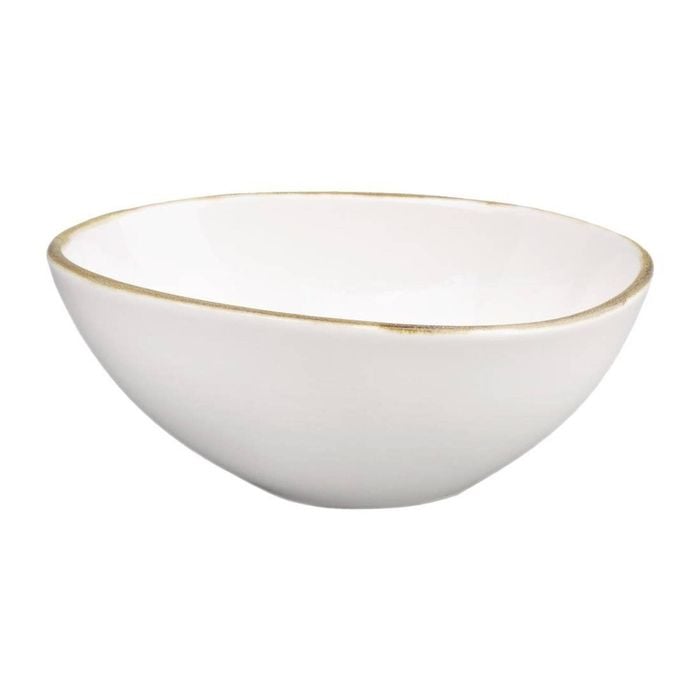 Olympia Bowl Kiln Chalk 4 Pack 215mm 1022ml Ceramic Tableware
