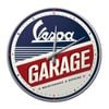 Nostalgic Art 30cm Hang/Wall Clock Analogue Metal Vespa Garage Home Decor