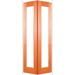 Woodcraft 2040 x 820 x 35mm Internal Bifold Door 1Lite Clear Safety Glass