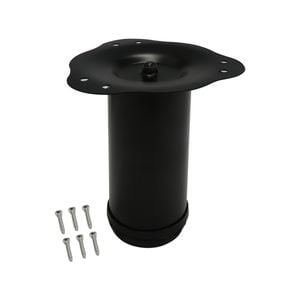 Adoored 60 x 150mm Black Round Table Leg