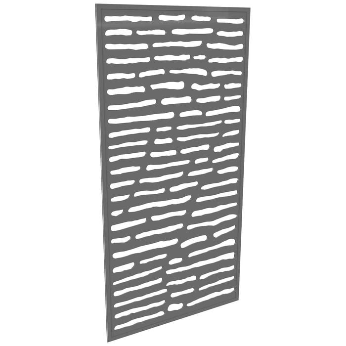 ProtectorAl 300-940w x 941-1840h Light Charcoal Slate Framed Composite Decorative Panel