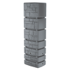 Maze 350L Smooth Grey Stone Tower Rainwater Tank